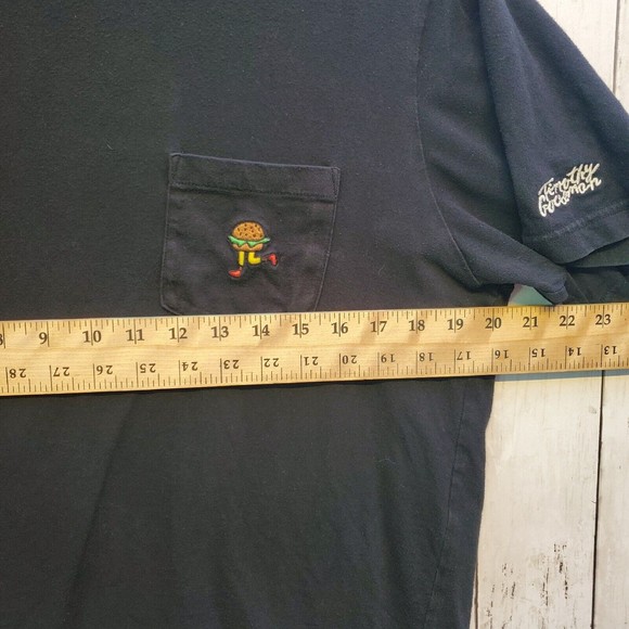 Uniqlo SPRZ NY Timothy Goodman Embroidered Tasty Burger Tee Medium Men's - Picture 6 of 9